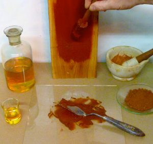 Льняная масляная краска
